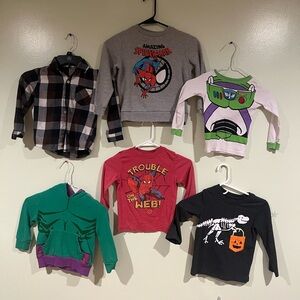 Long sleeve/sweater boys shirts